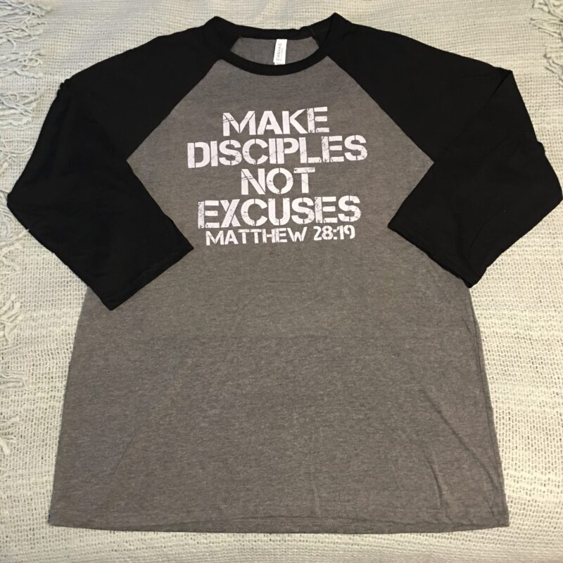 MAKE DISCIPLES-UNISEX BASEBALL TEE/JERSEY